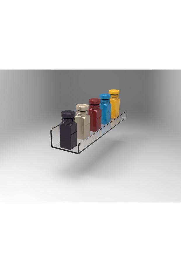 حامل تنظيم منتجات رف شبكي شفاف 35 سم - 6