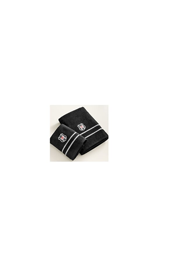 Licensed Beşiktaş Arma One Piece Bath Towel Black 70X140 cm