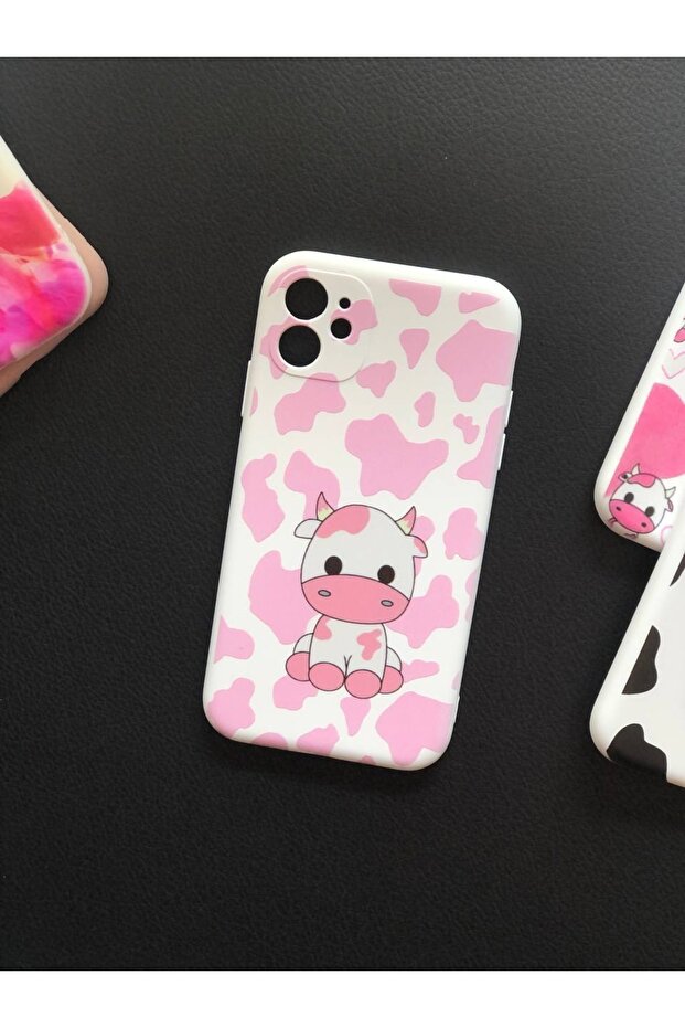 iPhone 11 Camera Protected Model Cow Pattern Launch Case - 1