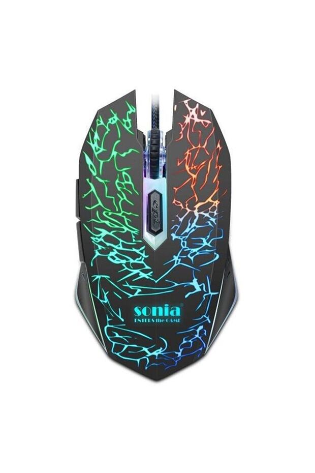 Imice X5 Oyun Mouse Kablolu Usb Optik Oyuncu Mause Ergonomik Led Işıklı Gaming - 1