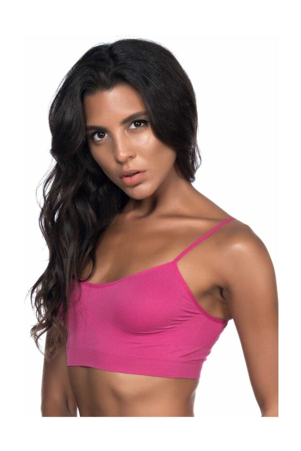 Dikişsiz İp Askılı Büstiyer - 3