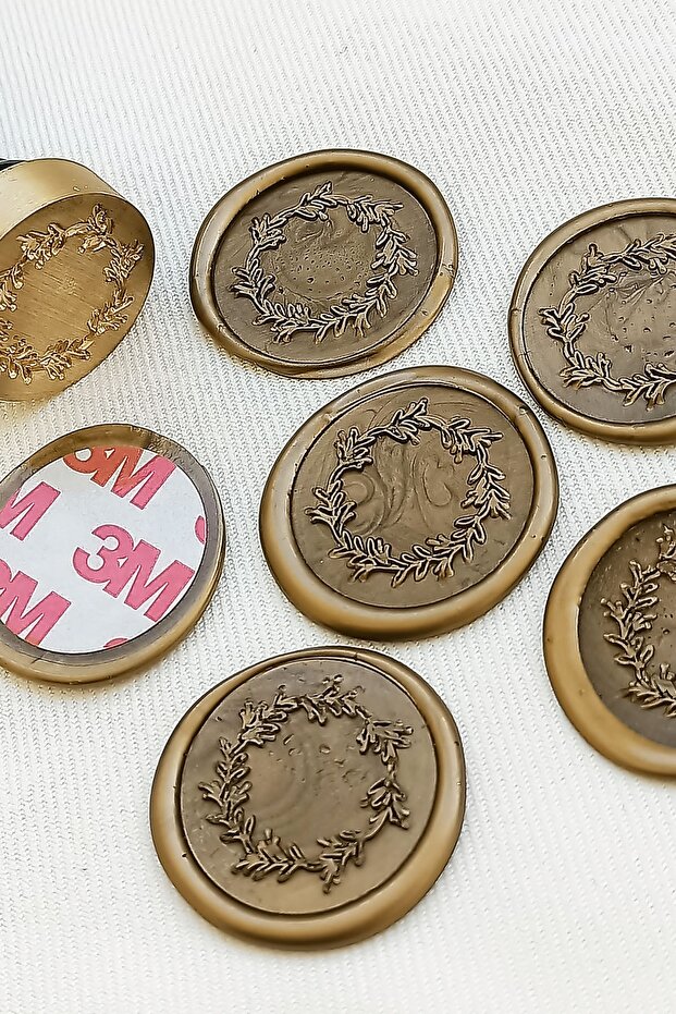 ظرف دعوة رمادي مختوم - 3