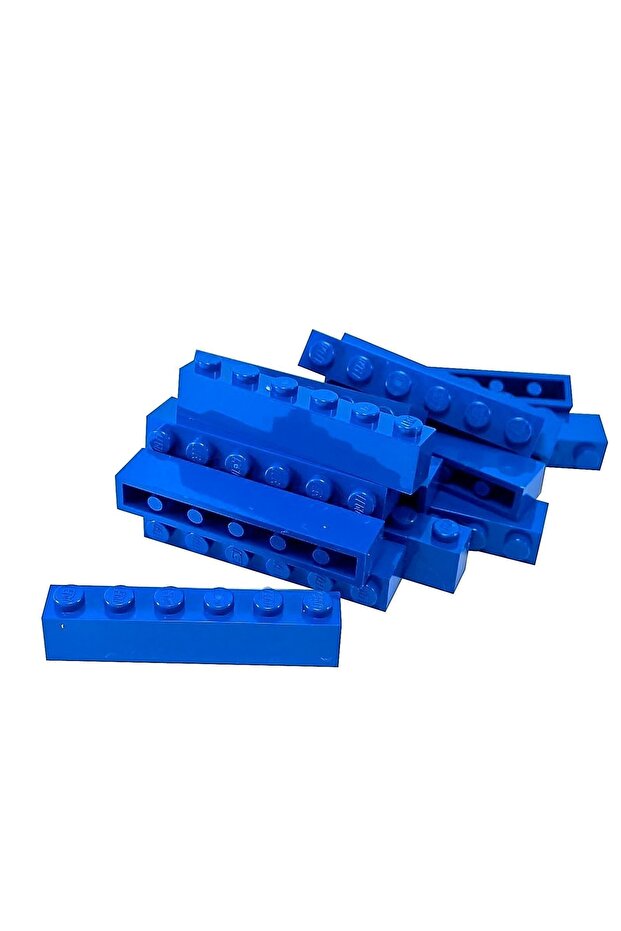 Original Accessor Custom Moc Creator Brick 1X6 Brick (Blue) 4 Pcs