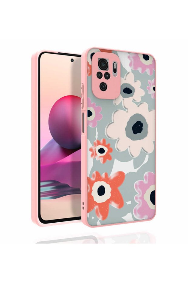 حافظة متوافقة مع هاتف Xiaomi Redmi Note 10، غطاء نورا لامع مع حماية للكاميرا