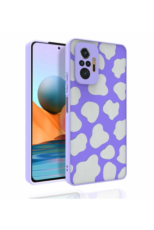 حافظة متوافقة مع هاتف Xiaomi Redmi Note 10 Pro، غطاء نورا لامع مع حماية للكاميرا
