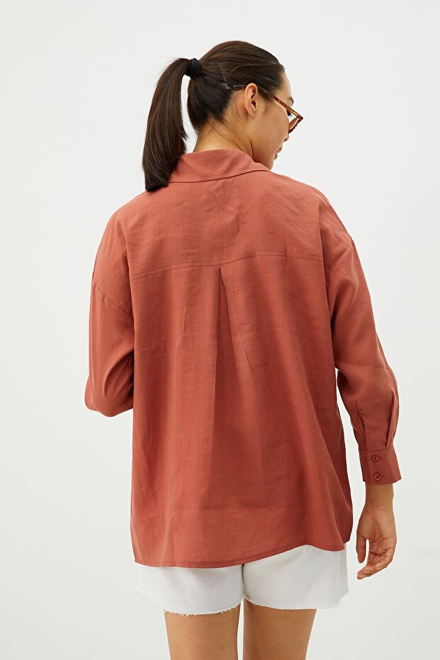 Oversize Gömlek - 6