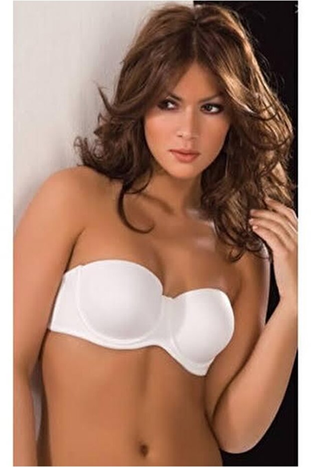 Le Jardin White Micro Covered Bra - Empty Cap-7035