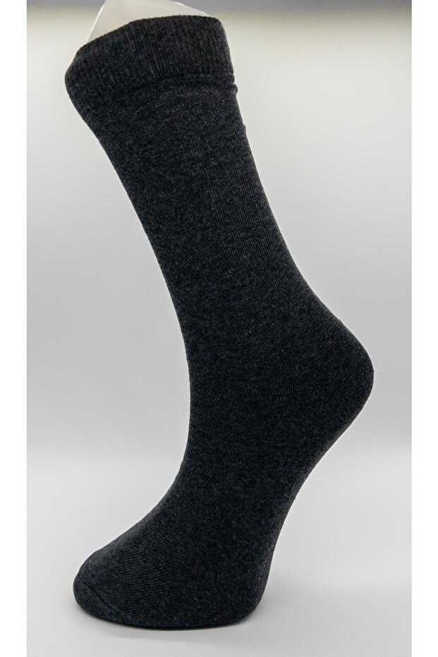 Socks Basic 12 Pairs Men's Cotton Solid Color Socks - 3