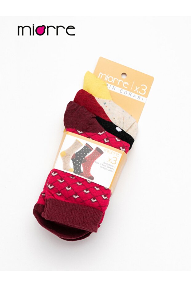 3 قطع من الجوارب المقبس - 1