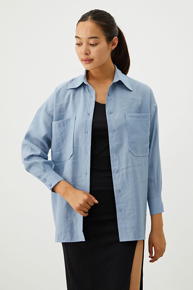 Oversize Gömlek - 5