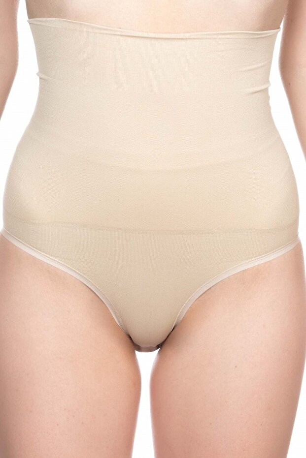 Women's Skin Double Layer High Waist Snap Panties Corset 2019t