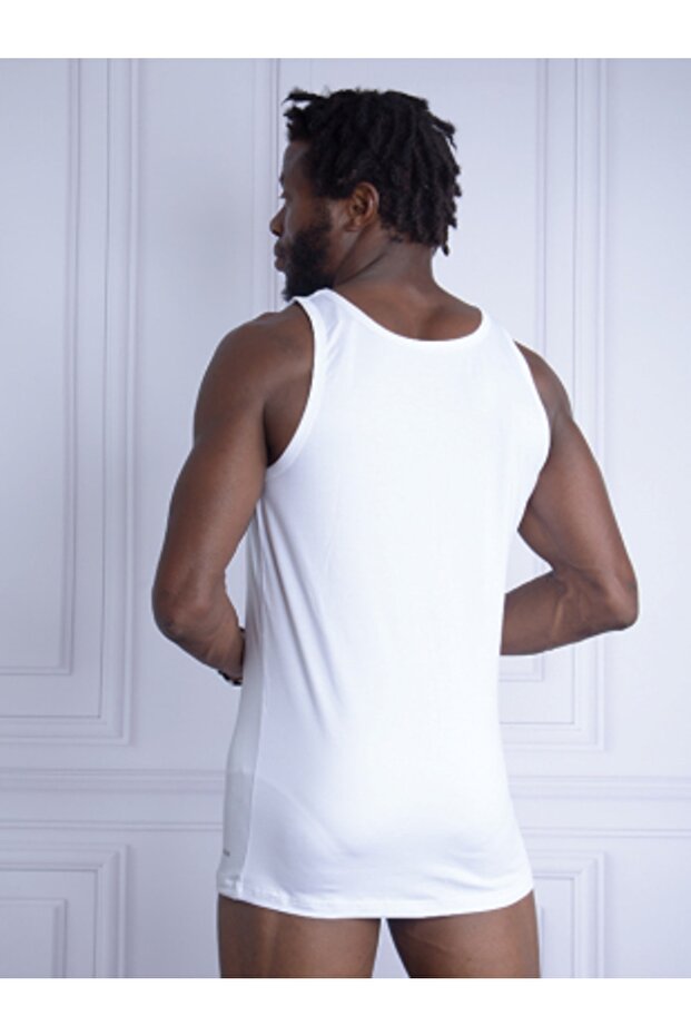 Men's White Undershirt 9678 - 2