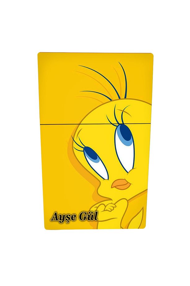 Tweety Baskılı Sarı Standart Boy Sigara Kutusu - 2