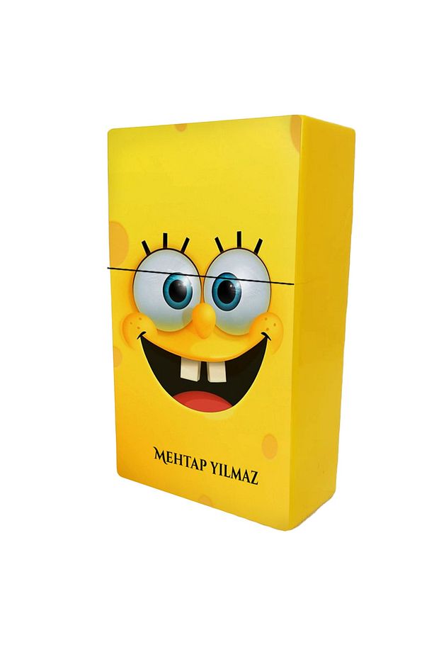 Süngerbob Sarı Standart Boy Sigara Kutusu - 3