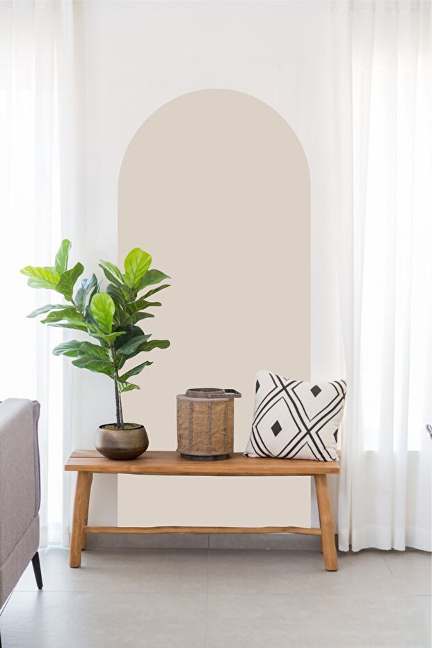 Bohem Oval Duvar Sticker - 1