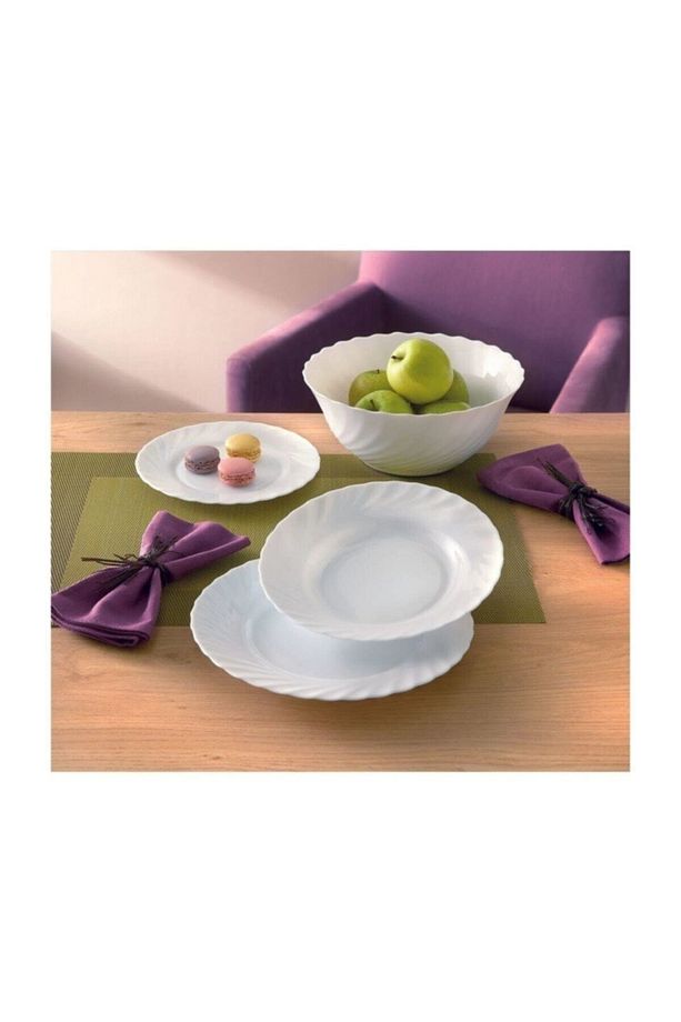 Arcoroc Trianon 6'lı Servis Tabak 24cm - 2