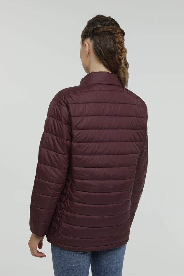 M-basıc Man Padded Coat 2 Bordo Erkek Mont - 2