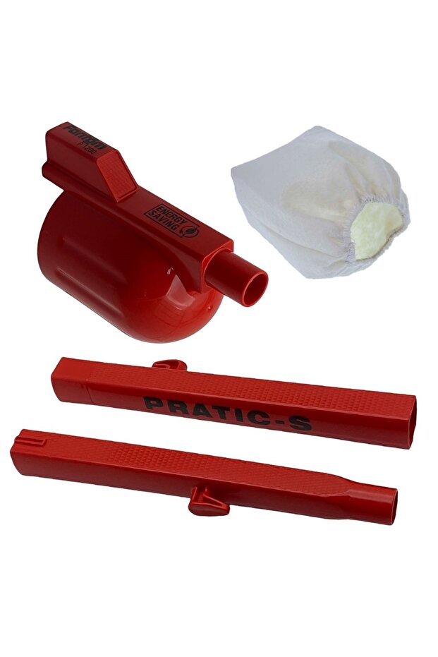 P1200 Practical Red Sweeper and Pipe Set - 1