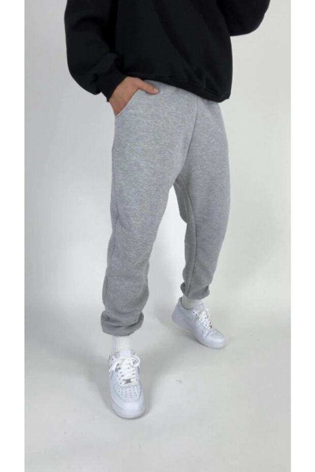 Solid Color Jogger Leg Sweatpants