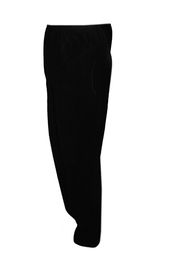 الرجال الصوف بلون واحد القاع - 4