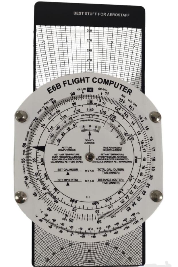 E6-b Flıght Computer Uçuş Eğitim Cetveli Pvc