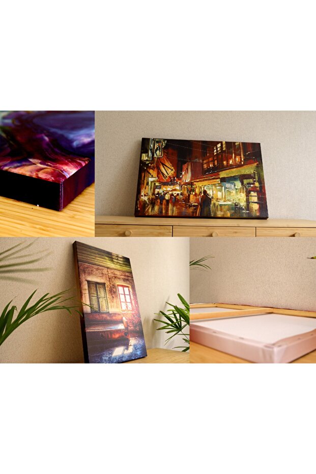 Mutluluğun Resmi Kanvas Tablo - 7