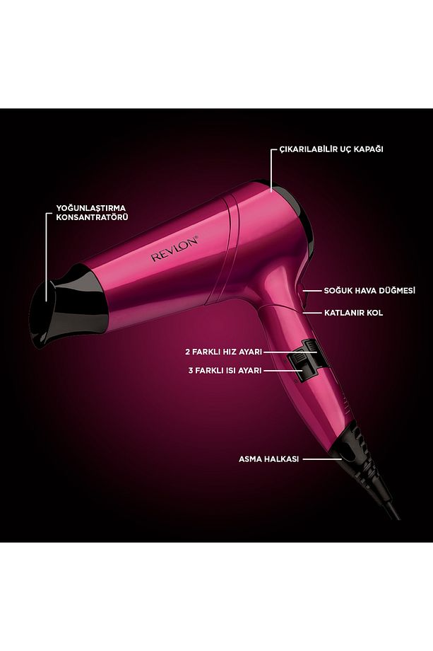 Frizz Fighter Kabarma Önleyici Ionic Saç Kurutma Makinesi RVDR5229E2 - 3