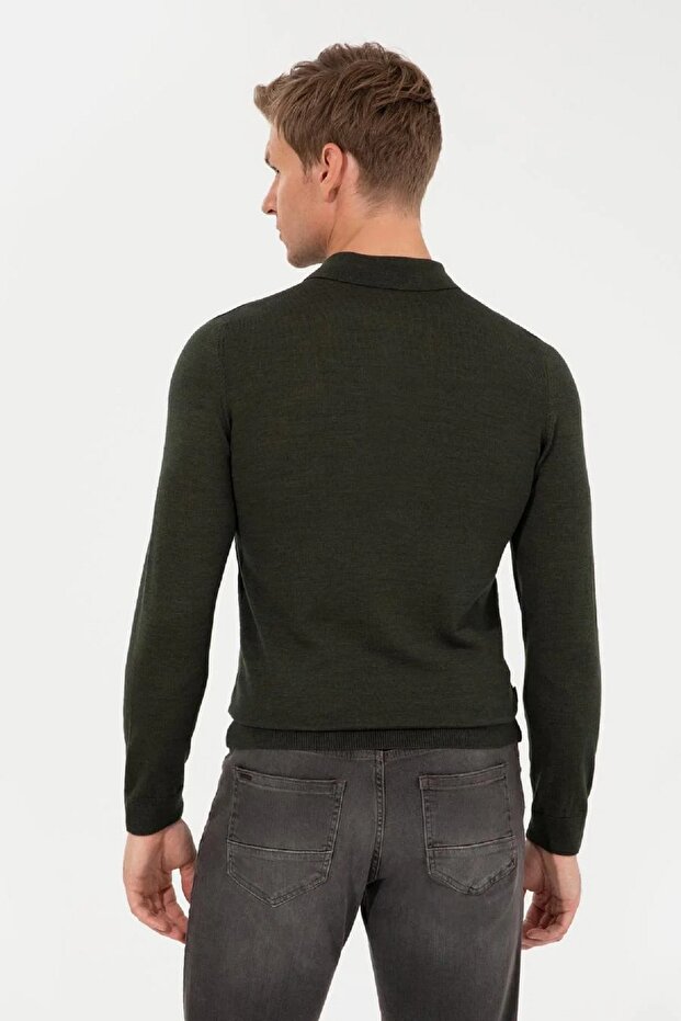 Regular Fit Triko Kazak - 5