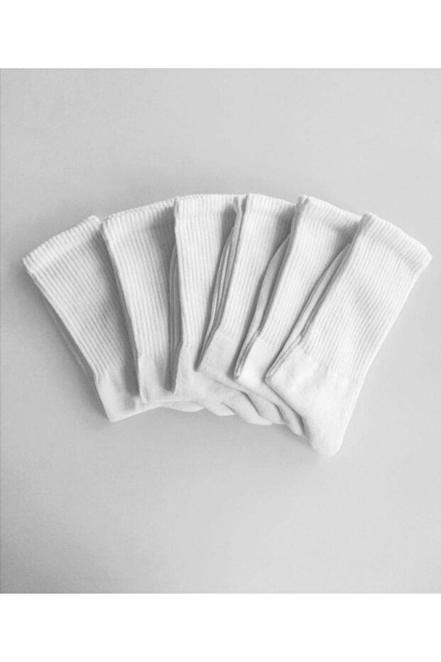 5 чифта бели тенис чорапи - 2
