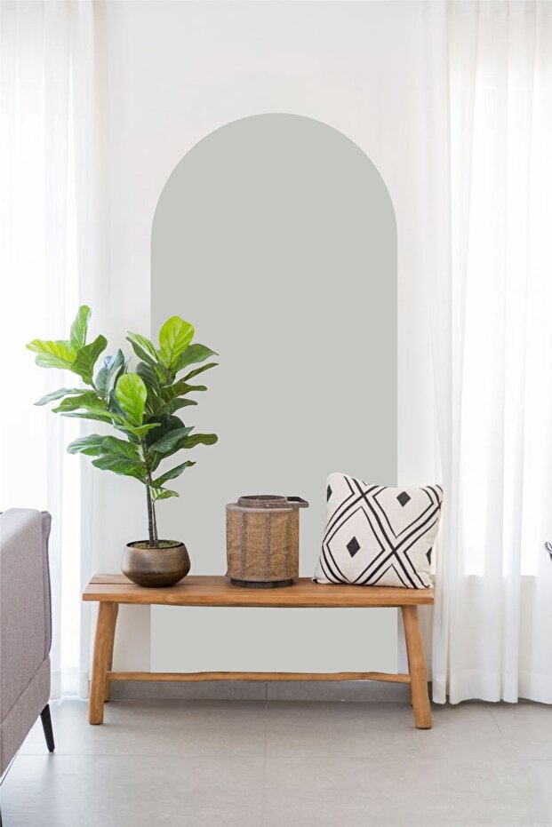 Bohem Oval Duvar Sticker - 1