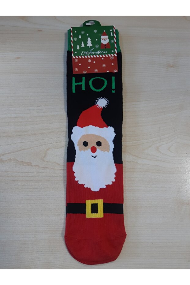 New Year's Mixed Pattern Socks - 1