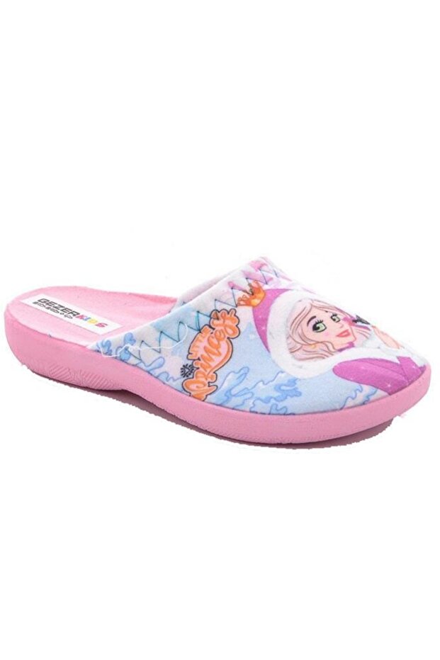 13758 Themed Fabric Girl's Carpet Slippers 30-35