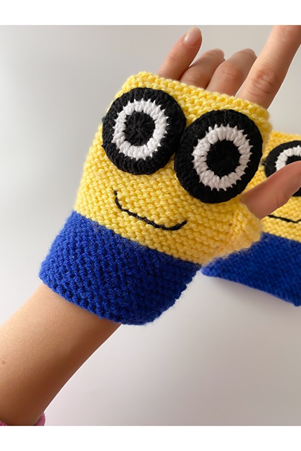 Örme Çocuk Minyon Eldiven - 4