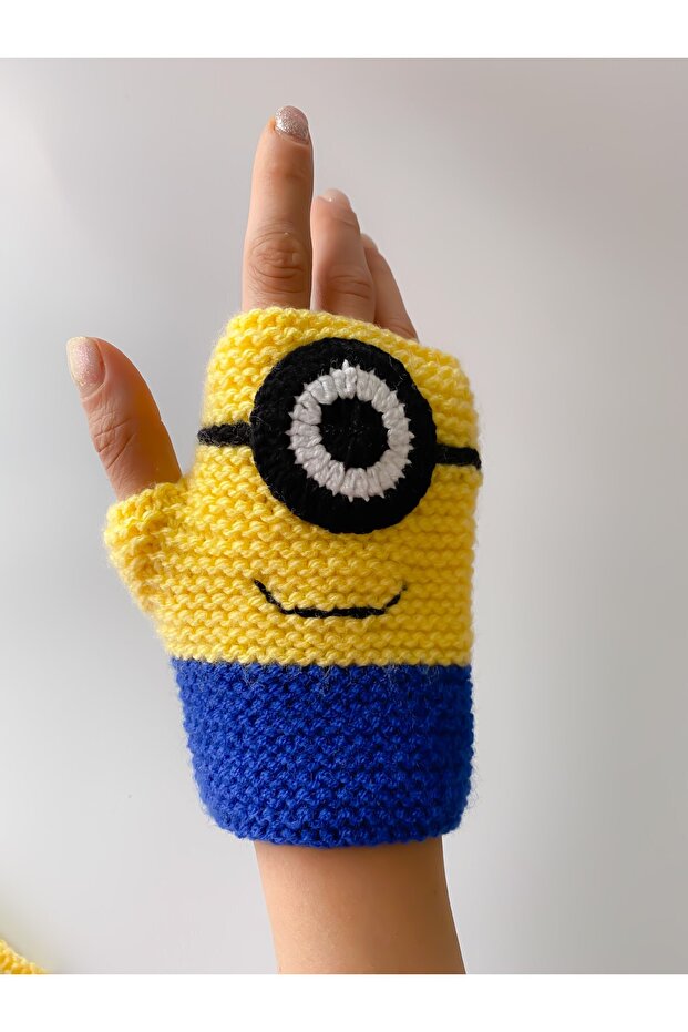 Örme Çocuk Minyon Eldiven - 5