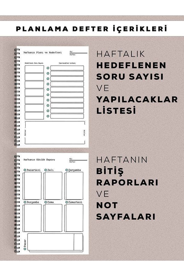 Sınava Hazırlayan Defter | Özel Tasarım | Harry Potter Serisi - 4
