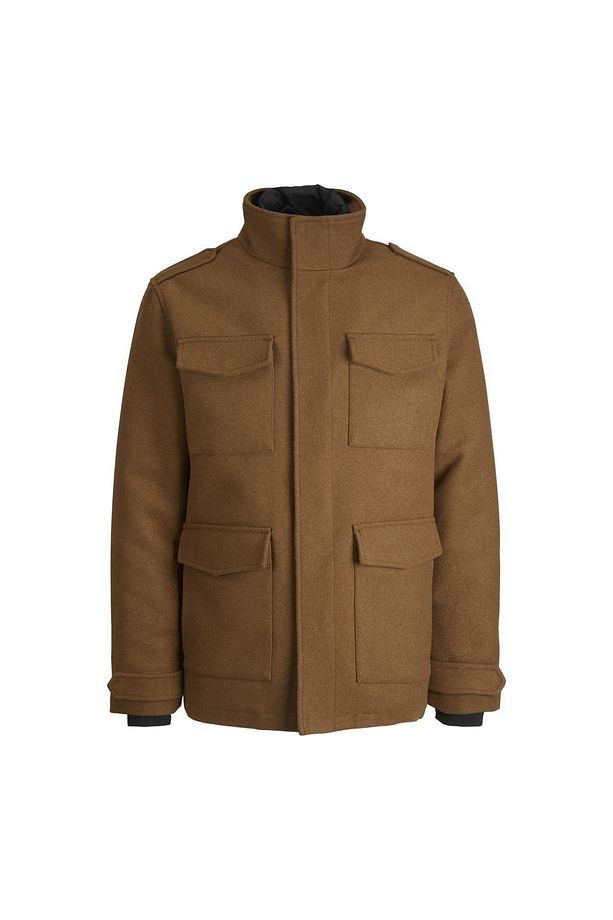 Jprblaparker Wool Fıeld Jkt Sn Apolet Detaylı Dik Yaka Yünlü Kaban - 1