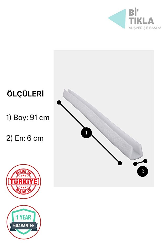 4 Adet Kapı Altı Rüzgar Önleyici Kapı Altı Isı Yalıtım Malzemesi - 4