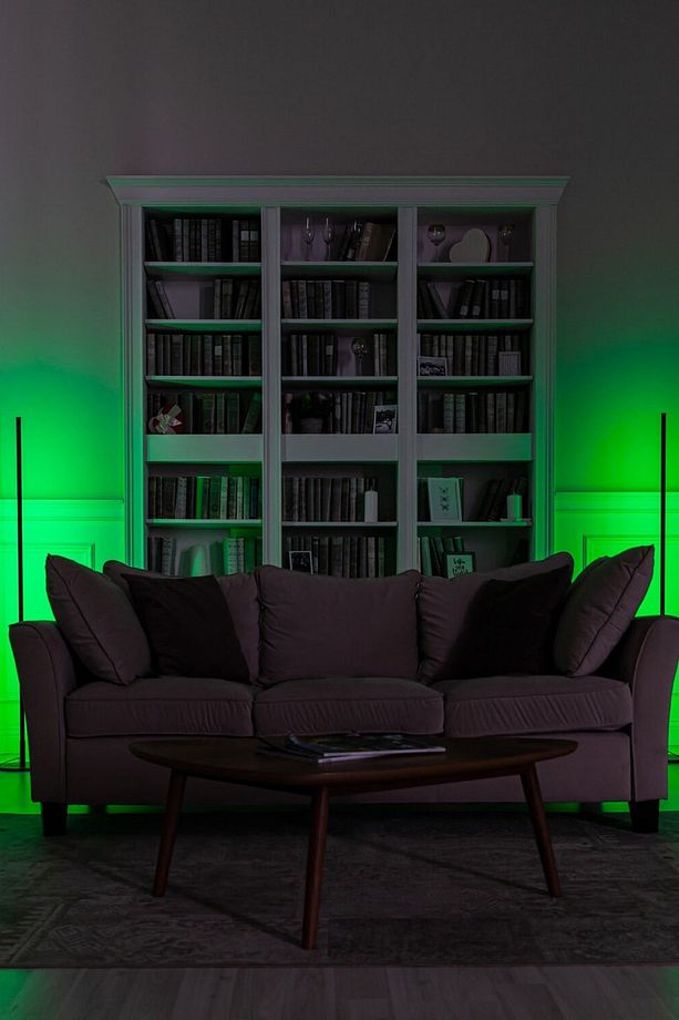 Rgb Led Lambader Köşe Lambası Wifi Telefon Ve Kumanda Kontrol 256 Renk Seçenegi - 3