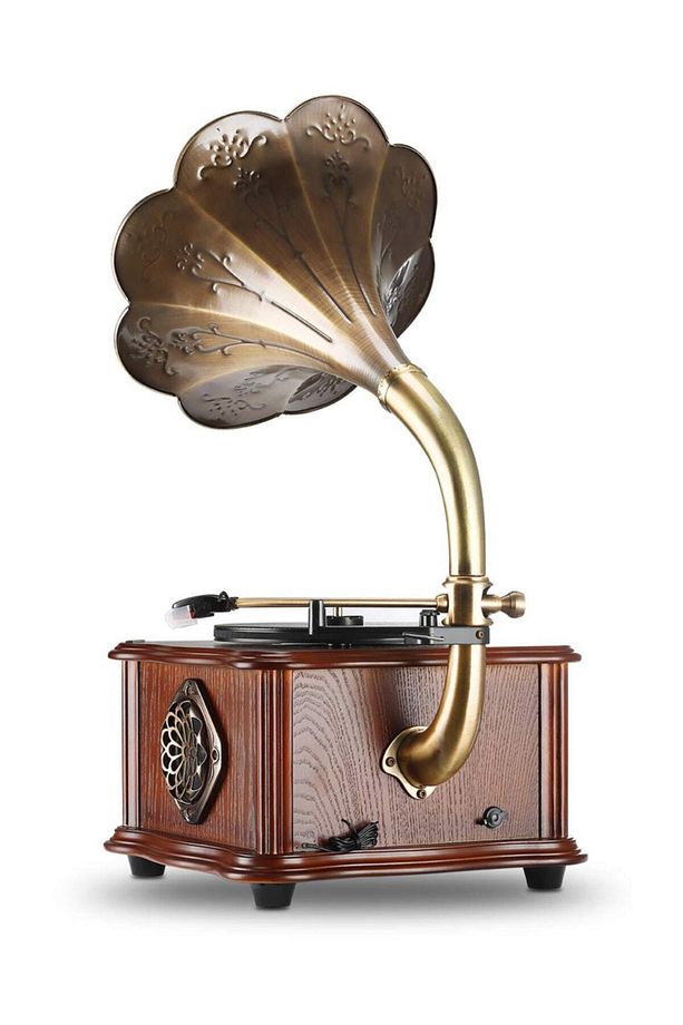 Rmj-209c Gramofon Pikap - Radyo - Bluetooth - Usb - 33, 45 Devir Plak Çalar - 4