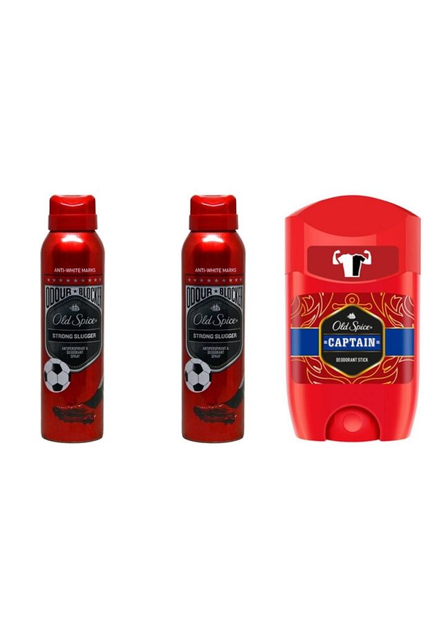 Strong Slugger 2 Adet 150 ml Deodorant 1adet 50 ml Captain Stick - 1