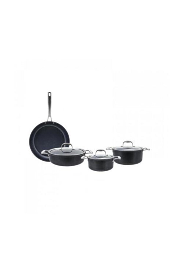 Bio Diamond Pro 7 Piece Pot Set Black
