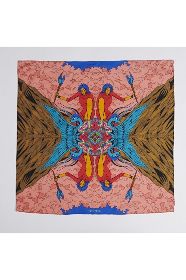 Mavi Ateş Fular - 1