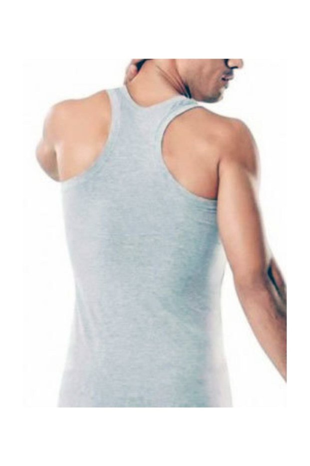 Pack of 3 Men's Lcyralı Athlete Gray Melange Athlete T-shirt (700-701)