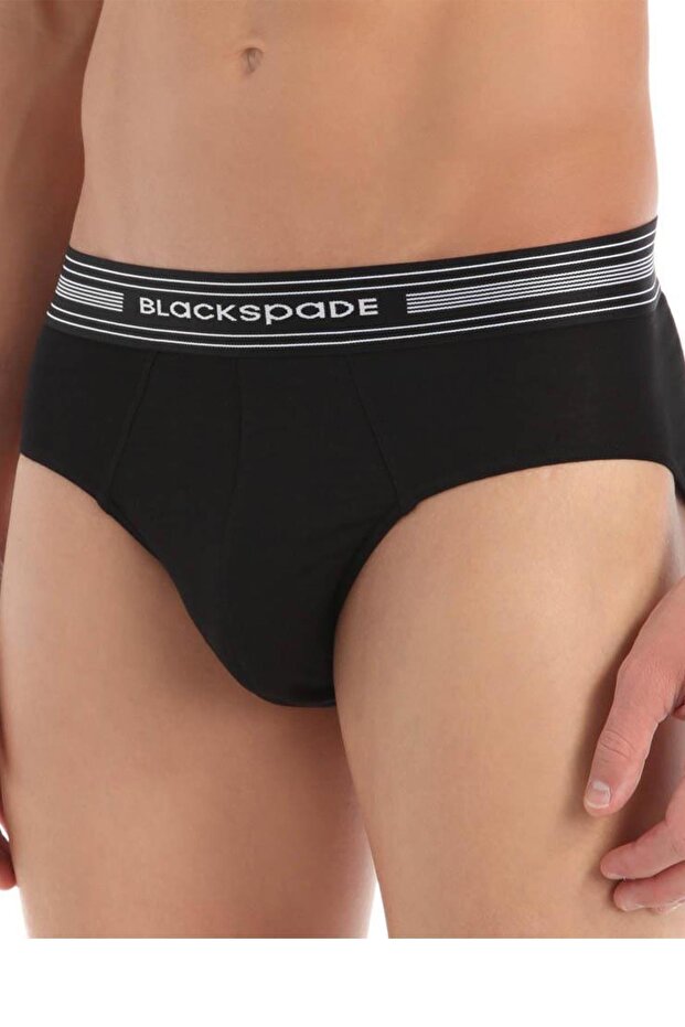 9315 Men's Mood Black Slip Panties