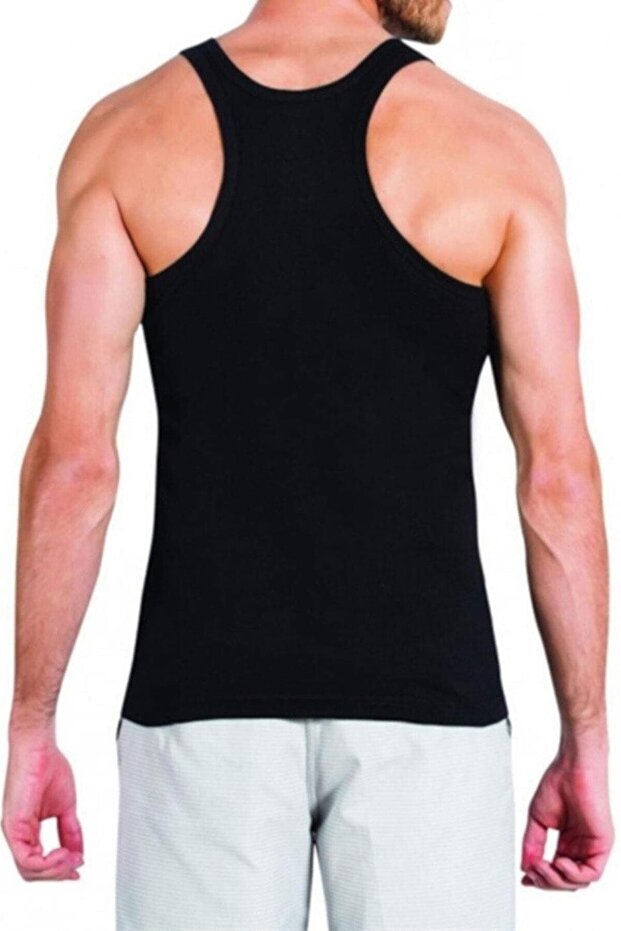 Sedef Underwear Men's Athlete Undershirt Cotton Rambo Undershirt 2 Pack