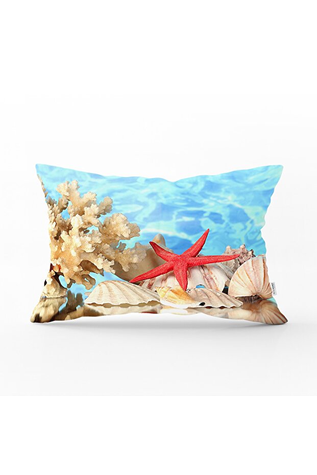 Red Starfish Special Designed Digital Printed Modern Rectangular Pillow Throw Pillow Cover