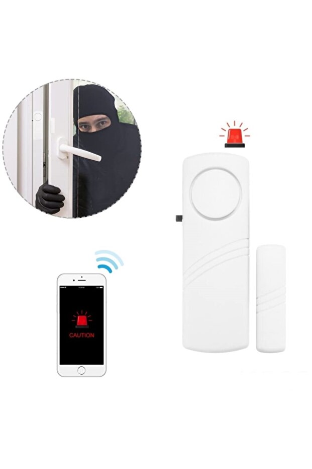 Jd-188 Kablosuz Alarm Sistemi Kapı Pencere Alarmı Hırsız Alarmı Yüksek Sesli ! - 2