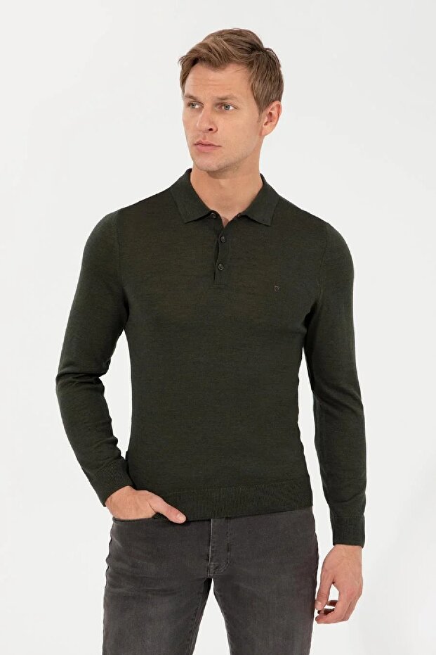 Regular Fit Triko Kazak - 2
