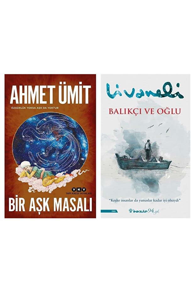 Bir Aşk Masalı - Balıkçı Ve Oğlu 2 Kitap Set (ahmet Ümit - Zülfü Livaneli)