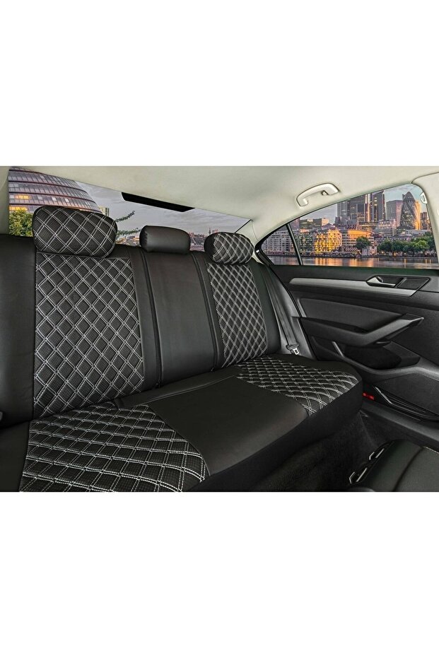 مجموعة غطاء مقعد السيارة الفاخرة من الجلد شبه الجلدي من Alfa Romeo Gt